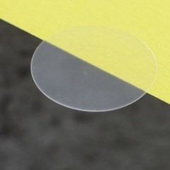 1000 pcs Sticker Clear Transparent Circle Round Label Adhesive Seal
