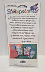 New 2000 In Package Vintage Hallmark Stickopotamus Stickers Daffodils 1 Sheet