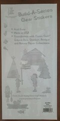 Provo Craft Scrapbooking Stickers by Leere Aldrich, CAMP, large sheet