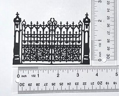 🕷️5 GOTHIC GATE 🕷️cardstock paper die cut embellishments HALLOWEEN