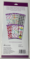 Sticko Chalk Quote Stickers 16PC EK Success Scrapbook Planner B/W Typography New
