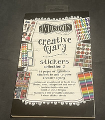 Ranger Dylusions Creative Dyary Stickers Collections 1 & 2 48 sheets NEW