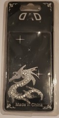 3D Diamond Beautiful Dragon Metal Chrome car stickers( Gold Or Silver)