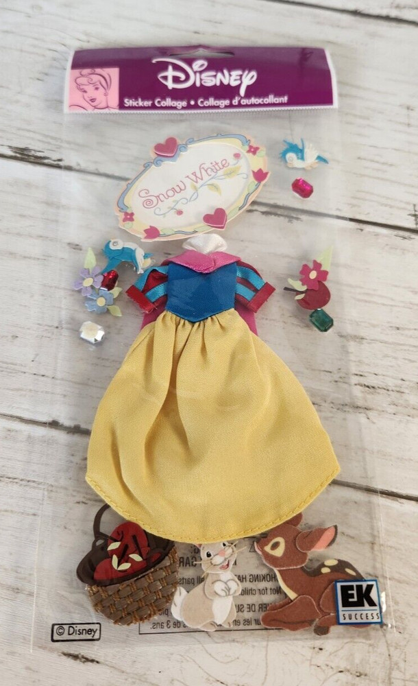 Disney Snow White 3D Sticker Collage Dress Scrapbooking