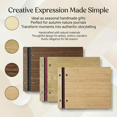 DIY Scrapbook Journal & Craft Notebook | 8.5X11.5 Hardcover for Photos, Memories