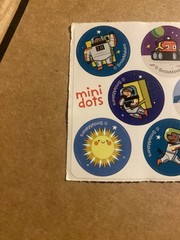 SmileMakers Space Theme Mini Dots Sticker Mod 2.5” Inches
