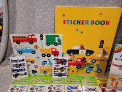 Vintage Sandylion Mrs. Grossmans Car Transportation Sticker Sheet Album Book Lot