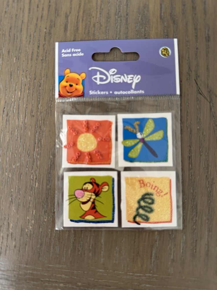 Brand New Disney Tigger Stickers Scrapbooking Card Making FREE SHIPPING