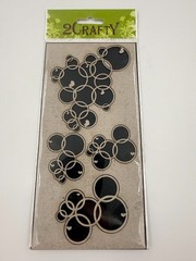 Set of 12 BACKGROUNDS & SHAPES Laser Cut Chipboard for Scrapbooking, NEW