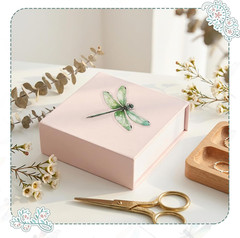 50Pcs Transparent Dragonfly Stickers for Crafts Waterproof Dragonfly Sticker Dec