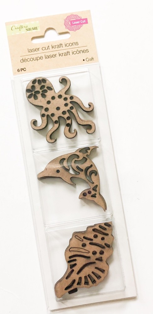 Animal Chipboard Accents, Animal Embellishments, Card Making Supplies, Chipboard