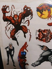 Vintage Rare 2006 Marvel Super Heroes Jumbo 8.5 X 11″ Sticker Sheet