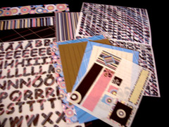 Lot ABC Confections, Toppings, 10×12, Pink & Brown Paper, & 2 Mini ABC’s