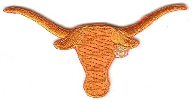 University of Texas Longhorns NCAA Embroidered Patch Scrapbook Sticker