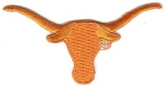 University of Texas Longhorns NCAA Embroidered Patch Scrapbook Sticker