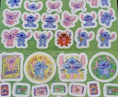 DISNEY STITCH STICKERS✨💚✨💙✨🩷✨💜✨💛✨7 1/2”x 5 1/2”✨SNACKS✨FODDIE✨SWEETS✨💫