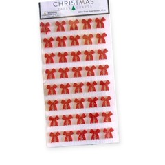 Glitter Foam Bow Stickers 3D Christmas Stickers