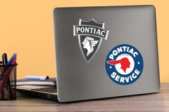 PONTIAC EMBLEM VARIETY DIE CUT VINYL 11 CT STICKER PACK