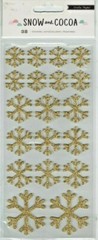 Crate Paper Snow & Cocoa SNOWFLAKES stickers~Cute BNIP~Fast Ship