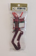 RARE Christmas Stocking & Gift Jolee’s By You Mini Scrapbooking Embellishments