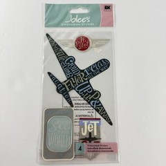 Reminisce Jet Setters Jolee’s Boutique and Other Dimensional Stickers Lot of 9