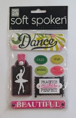 Dance Ballet Tap Jazz Beautiful Scrapbooking Stickers By Soft Spoken