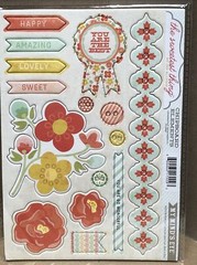 My MInd’s Eye-The Sweetest Thing Chipboard Elements-Tangerine Wonderful-ST1009