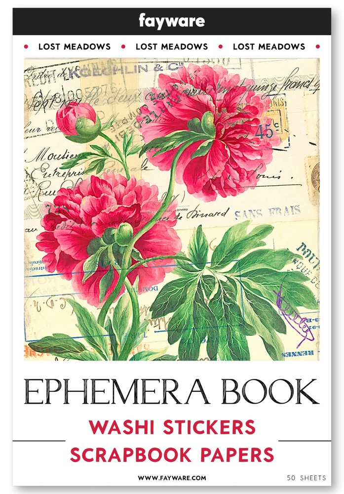 Vintage Washi Stickers for Journaling – Ephemera Book for Journaling with 414…