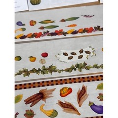 Creative Memories Medley Autumn Stickers Fall Harvest Pumpkin Leaf Scrapbooking