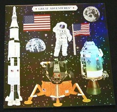 Mrs Grossman Vintage 6×6″ ‘Apollo Mission’ Sticker Sheet (c-2001)
