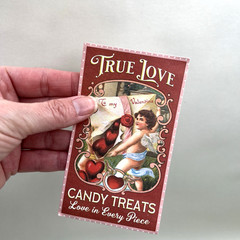 Victorian Style Valentine’s Day Stickers Junk Journaling Collage Scrapbooking
