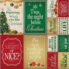 A Christmas Story, 12×12 Poster Stickers by Reminisce