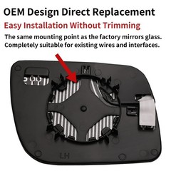 Driver Side Mirror Replacement for Ford Explorer 2011 2012 2013 2014 2015 201…