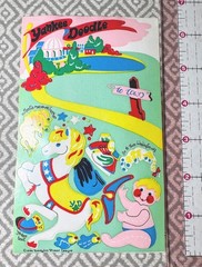 1980s Vintage Yankee Doodle Sticker Sandylion Maxi Activity 1984 Rare HTF
