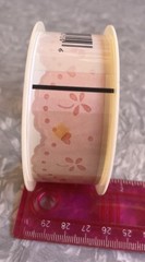 VINTAGE HALLMARK PINK BOARDERS STICKER ROLL NEW SEALED