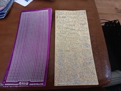 2X GLITTER STICKERS SCRAPBOOKING NEW (ST1249) LIPS/LINES
