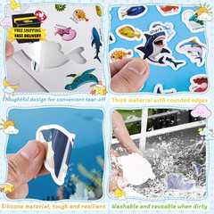 Reusable Sticker Book for Kids, Vehicles Style | Travel Stickers, Waterproof, To