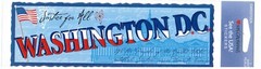 WASHINGTON DC Mrs. Grossman’s See the USA Scrapbook Sticker! NEW Large Title