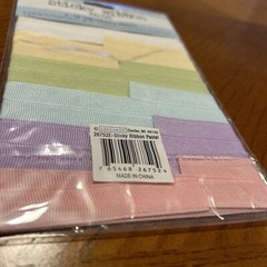 ColorBok Sticky Ribbon Pastel 6-18” Self-adhesive Ribbons New Seal