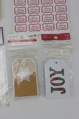 Anna Griffin / Recollections Holiday Tags and Stickers Large Mixed LOT