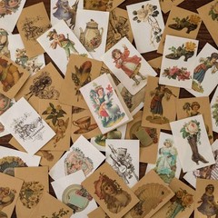 Scrapbooking Material 80 Sheets of Per N6E84726