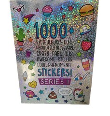 NEW 1000+ Ridiculously Cute Stickers for Kids – Fun Craft Stickers 40-Page Book