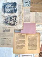 Vintage Ephemera Junk Journal Kit: Authentic Antique Book Pages for Scrapbooking