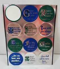 300 Bible Verse Stickers 2 Styles Scroll Metallic Sunday School Stocking Stuffer