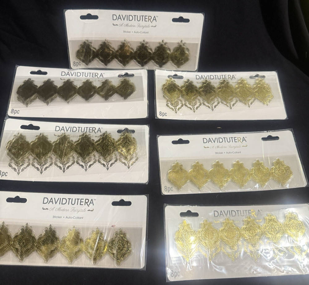 David Tutera A Modern Fairytale 8 Piece Sticker Embellishment Lot of 7