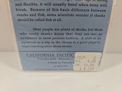 Vintage Silver Wings Shark Stickers Puffy 6 Count Collector Stickers New