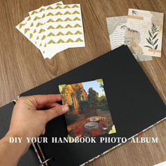 240 Pieces Photo Corners for Scrapbooking, Gold Photo Corner Stickers, Self-Adhe