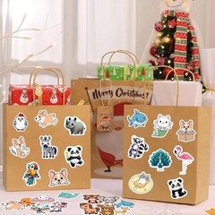 100 PCS Water Bottle Stickers for Kids,Waterproof Vinyl Animal Stickers for Kids