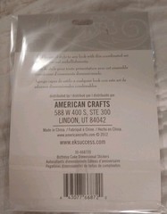 New Unopened K&Company Dimensional Stickers 14 Pieces Birthday Cake Candles