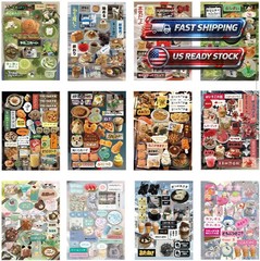 800Pcs Cute Scrapbook Stickers Travel Japanese Sticker Book for Adult Kawaii …